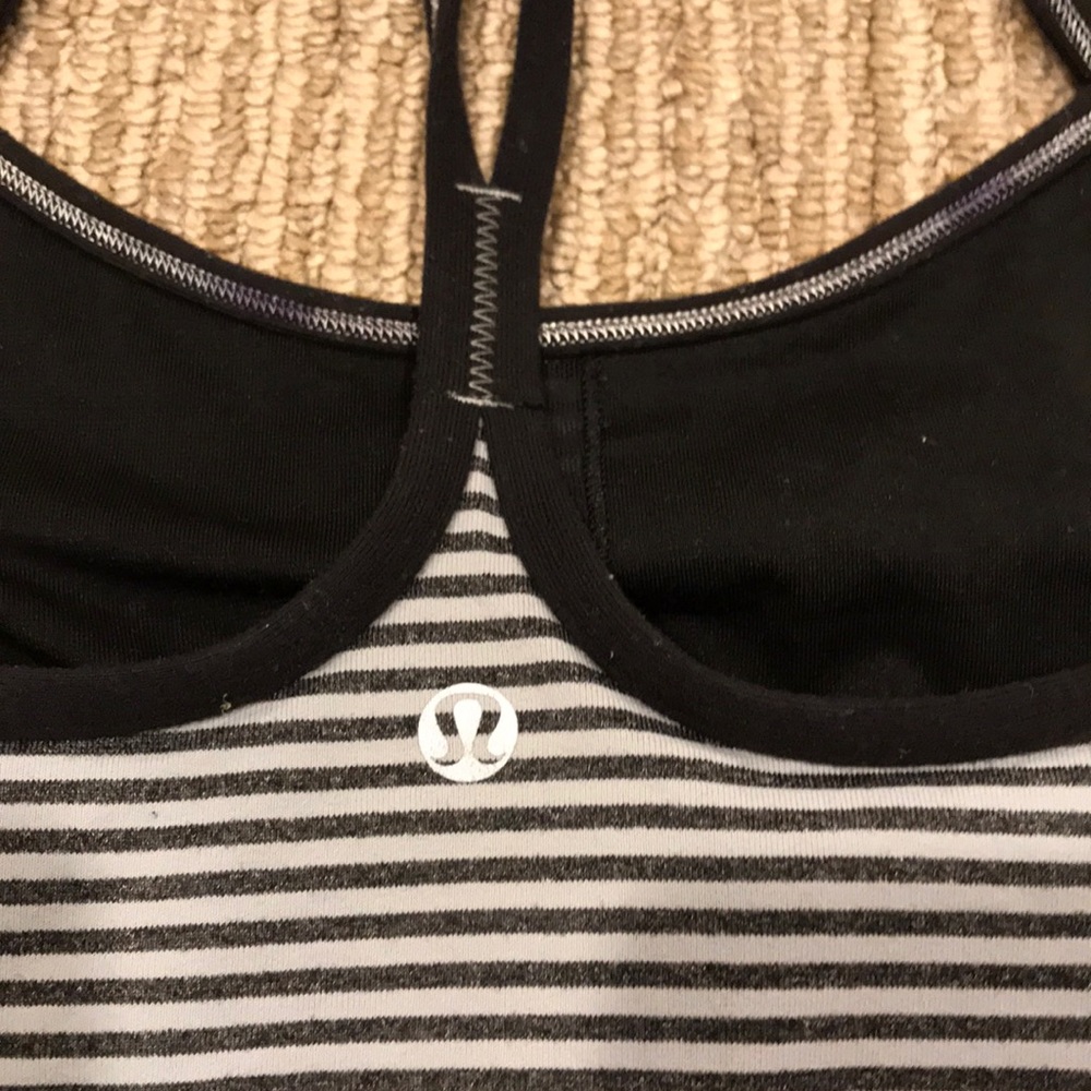 Lululemon Racerback Striped Tank - Picture 3 of 6
